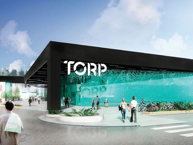 Torp shopping centre facade