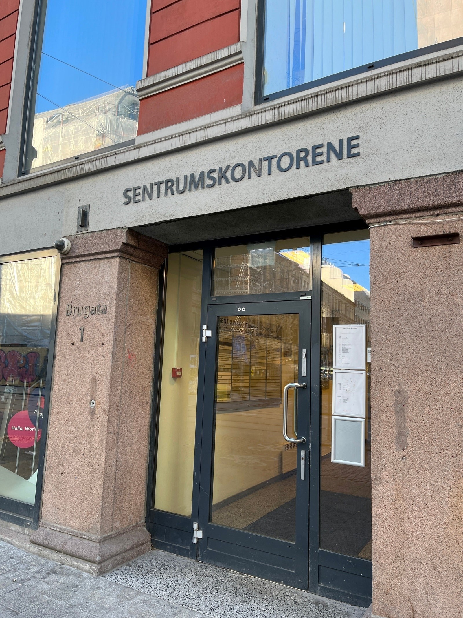Velkommen til Sentrumskontorene