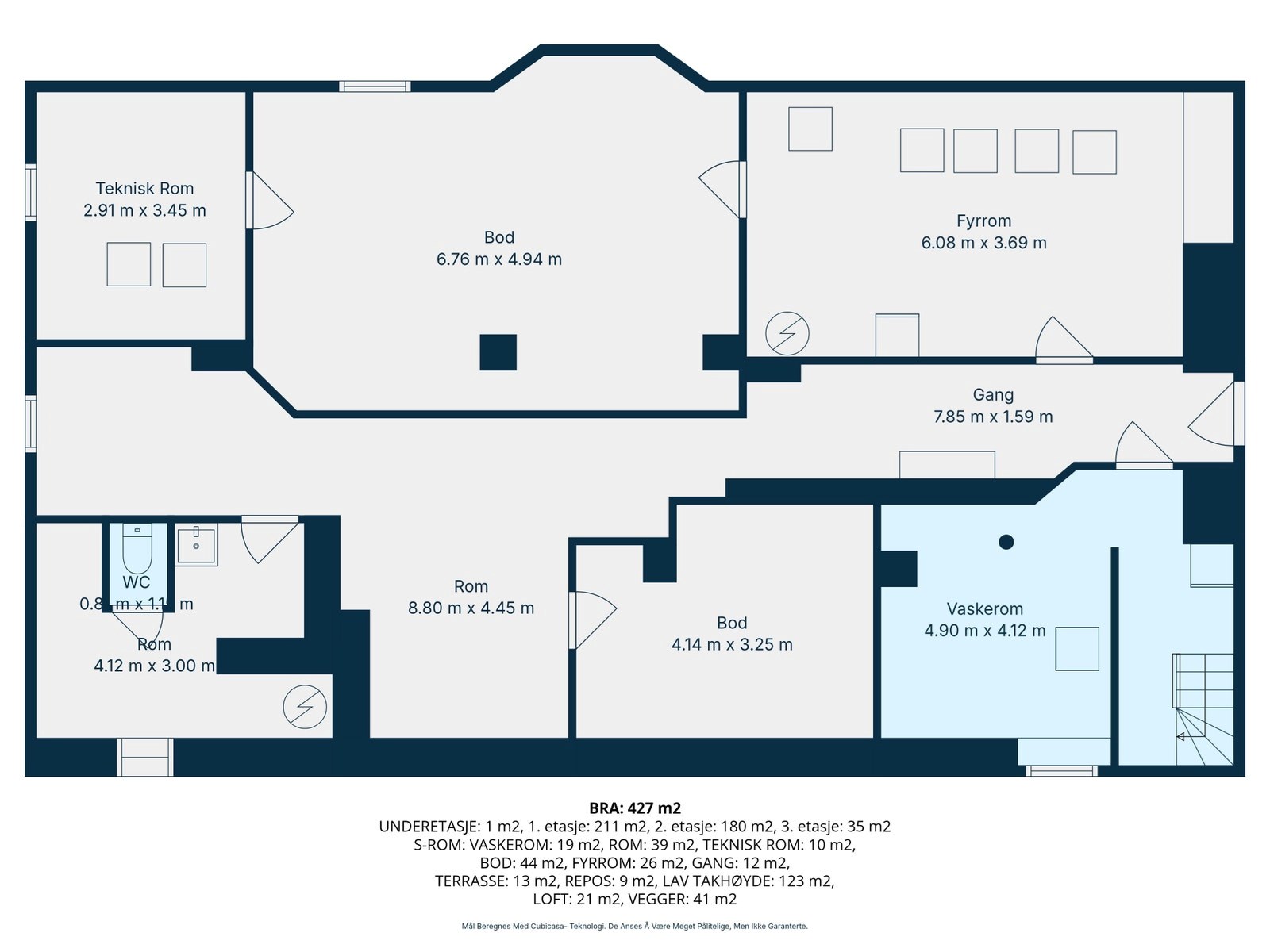Plantegning, 1 etasje