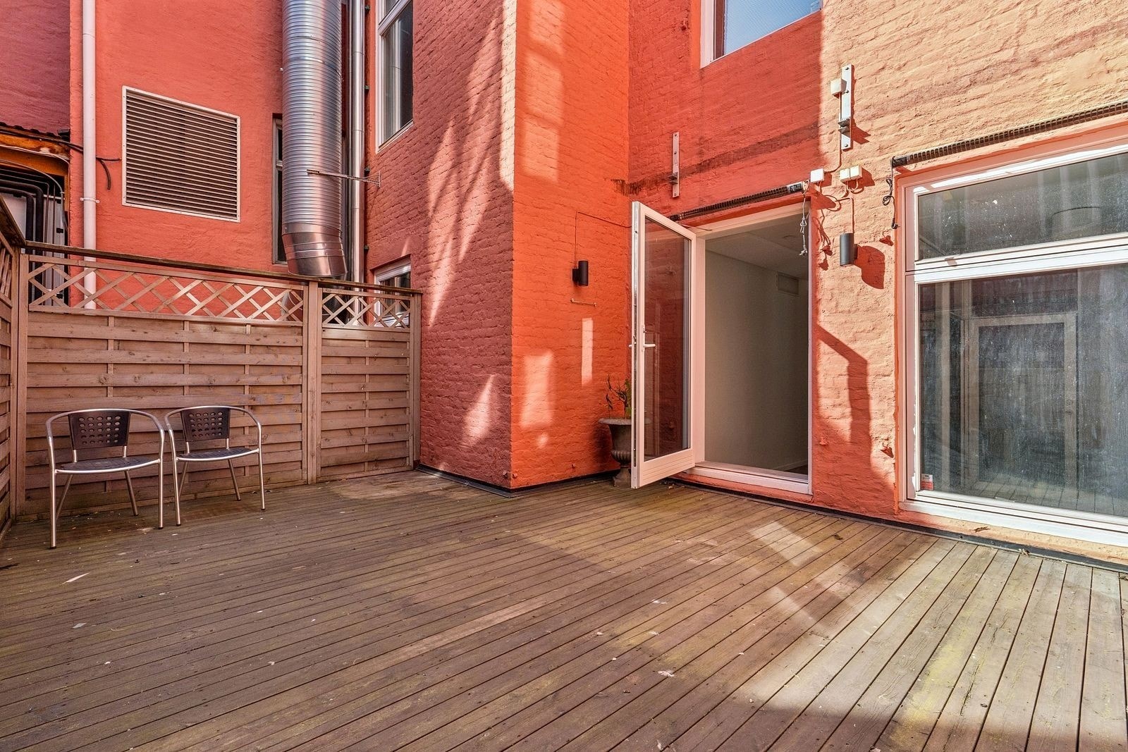 Privat takterrasse i 3.etg